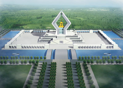 法门寺合十舍利塔